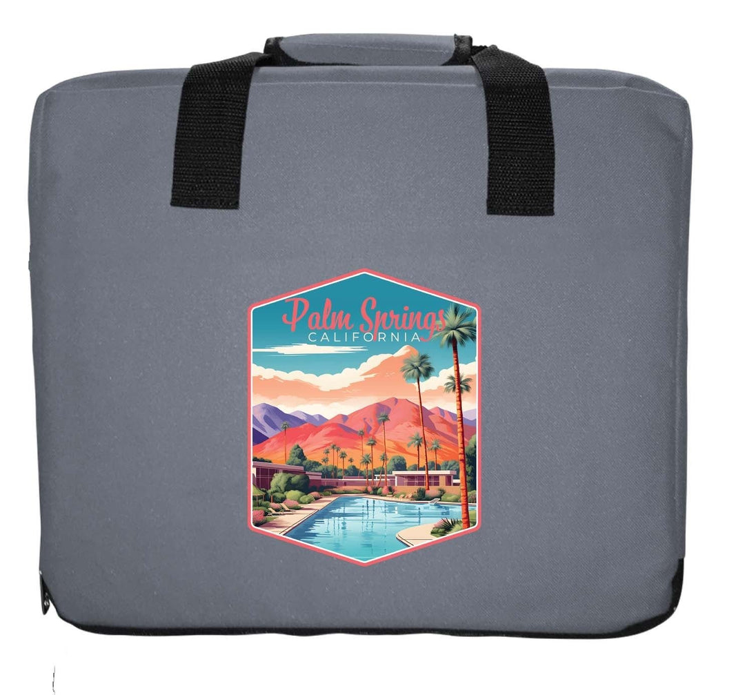 Palm Springs California Design B Souvenir Destination Seat Cushion Image 1