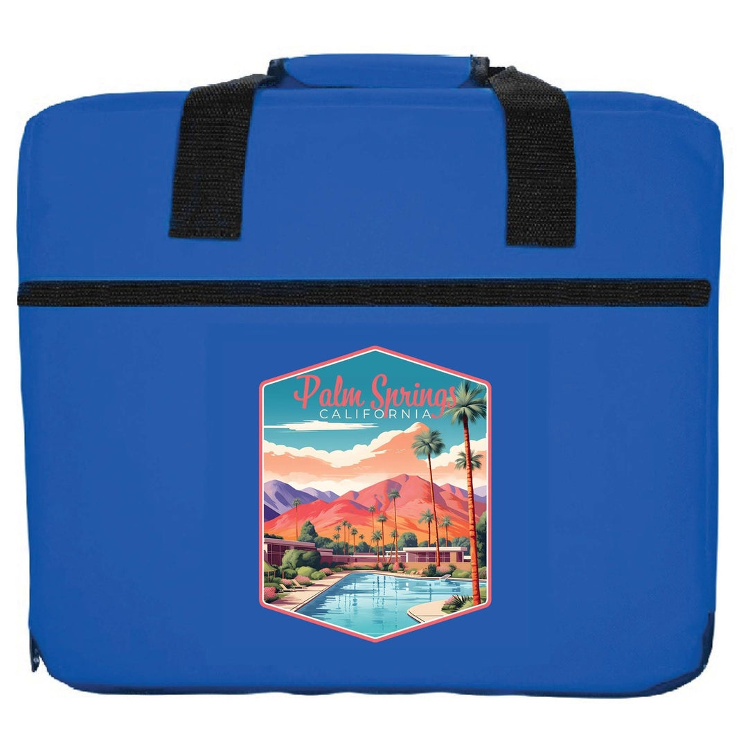 Palm Springs California Design B Souvenir Destination Seat Cushion Image 4