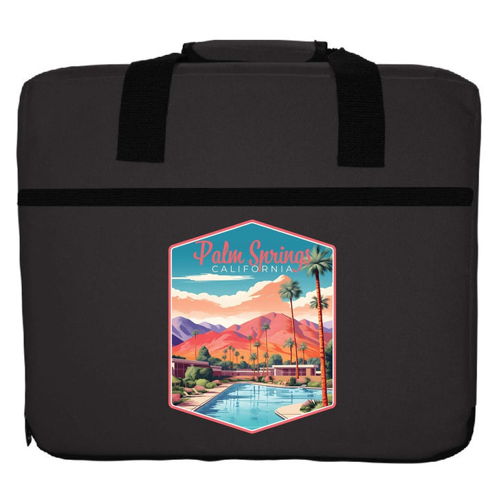 Palm Springs California Design B Souvenir Destination Seat Cushion Image 4