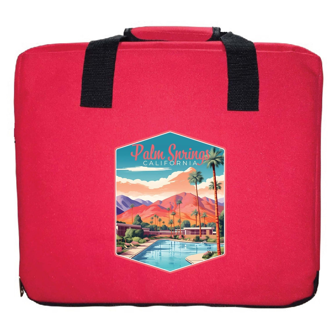 Palm Springs California Design B Souvenir Destination Seat Cushion Image 6