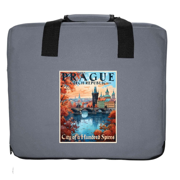 Prague Czech Republic Design A Souvenir Destination Seat Cushion Image 4