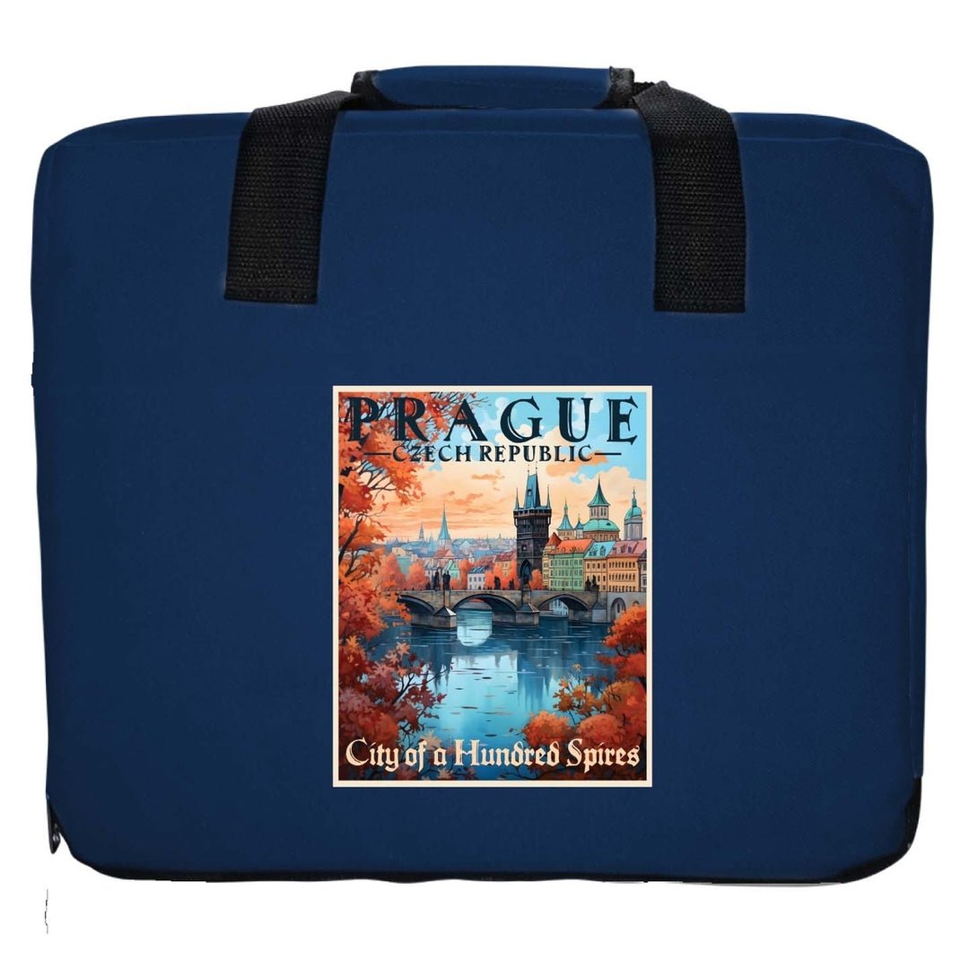 Prague Czech Republic Design A Souvenir Destination Seat Cushion Image 4