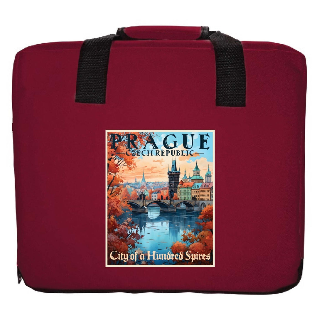 Prague Czech Republic Design A Souvenir Destination Seat Cushion Image 6