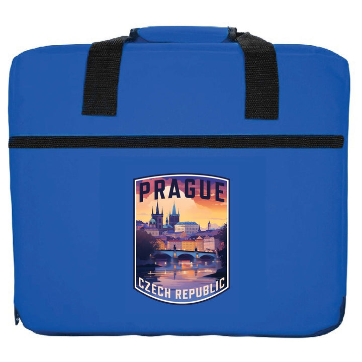 Prague Czech Republic Design B Souvenir Destination Seat Cushion Image 4