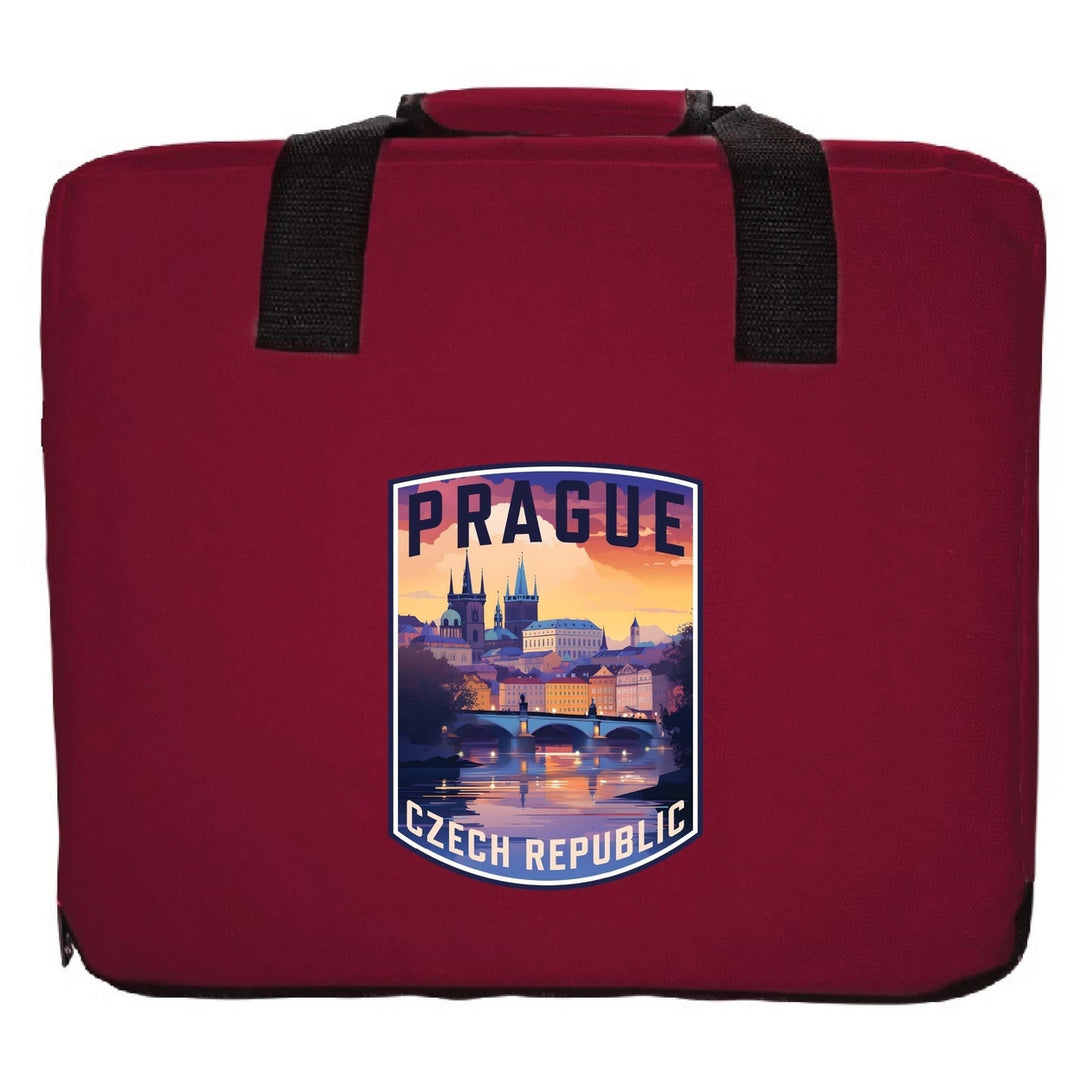 Prague Czech Republic Design B Souvenir Destination Seat Cushion Image 6