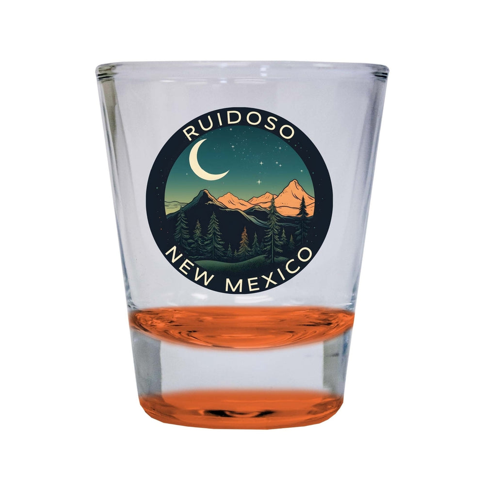 Ruidoso Mexico Design A Souvenir 2 Ounce Shot Glass Round Image 2