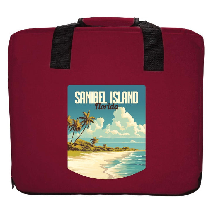 Sanibel Island Design A Souvenir Destination Seat Cushion Image 1