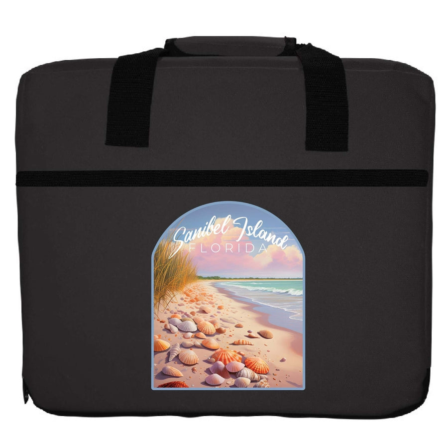 Sanibel Island Florida Design B Souvenir Destination Seat Cushion Image 1