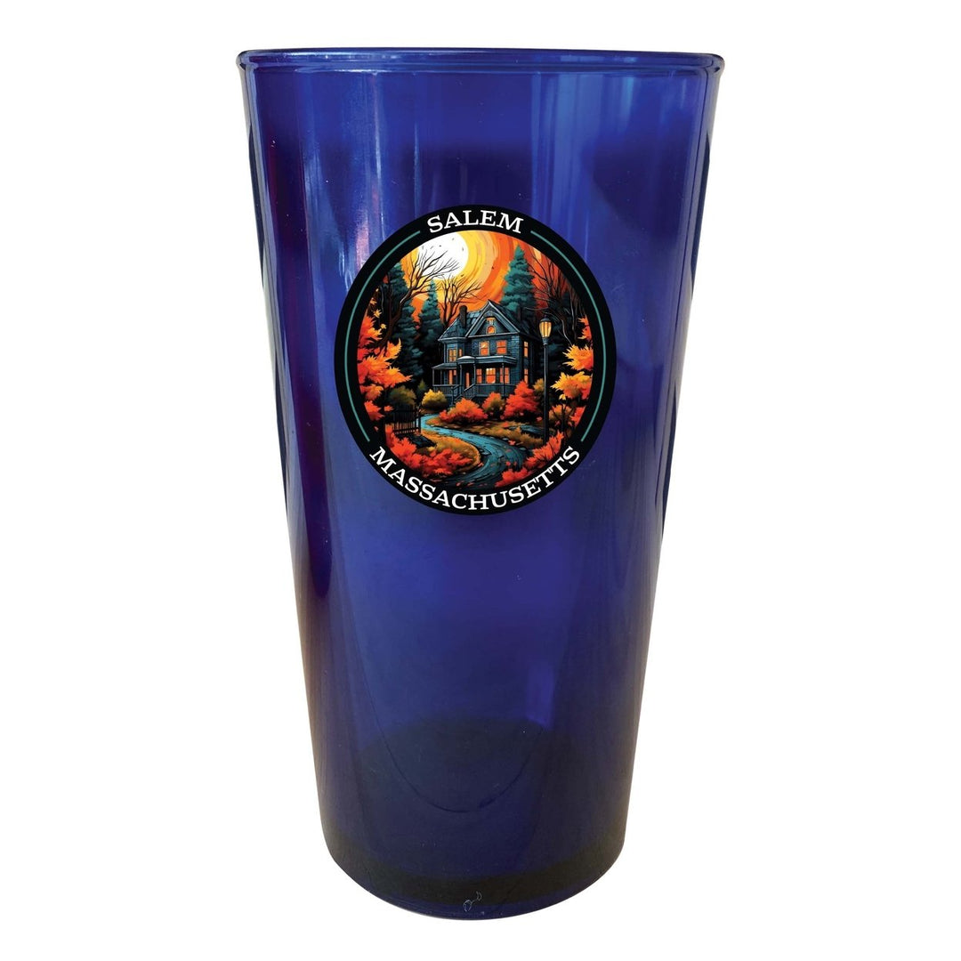 Salem Massachussettes Design B Souvenir Plastic 16 oz pint Image 1