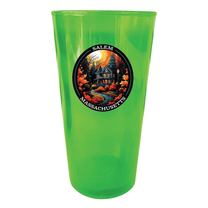 Salem Massachussettes Design B Souvenir Plastic 16 oz pint Image 1