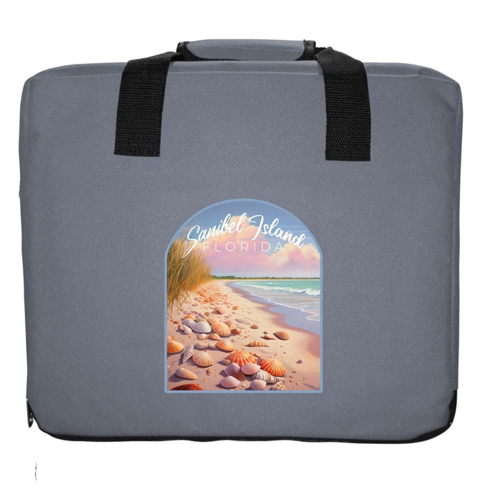 Sanibel Island Florida Design B Souvenir Destination Seat Cushion Image 2