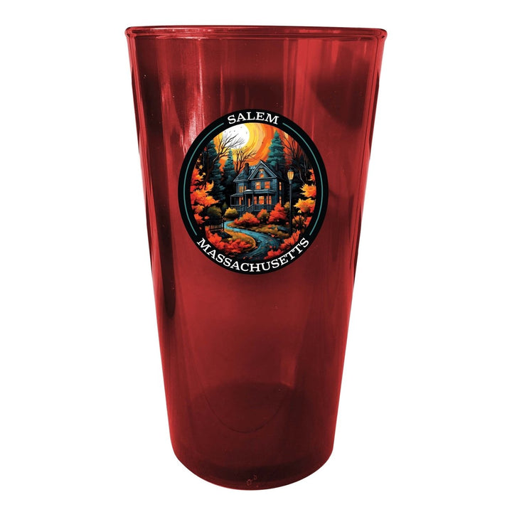 Salem Massachussettes Design B Souvenir Plastic 16 oz pint Image 1