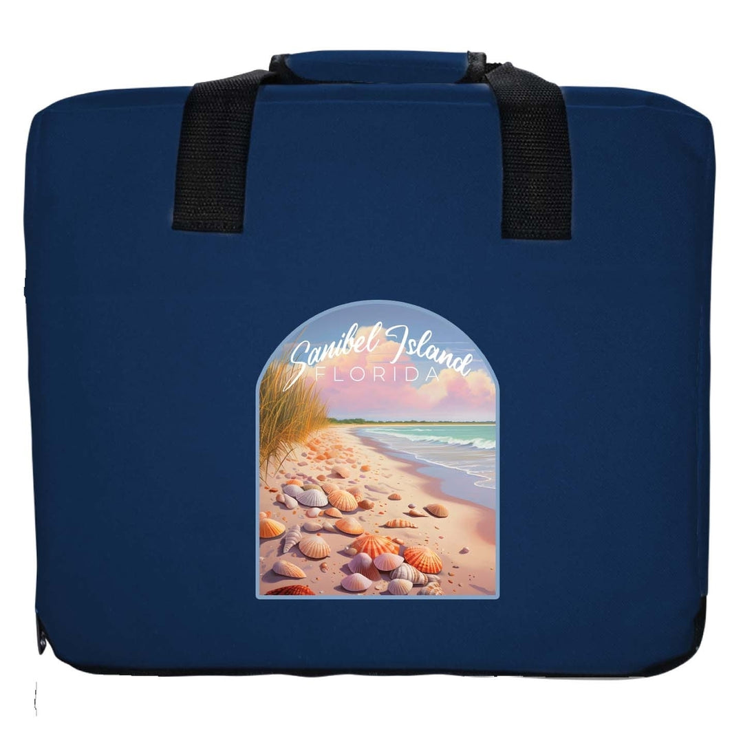 Sanibel Island Florida Design B Souvenir Destination Seat Cushion Image 4