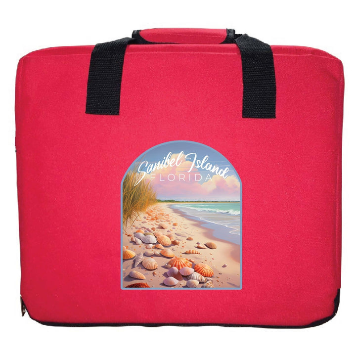 Sanibel Island Florida Design B Souvenir Destination Seat Cushion Image 4