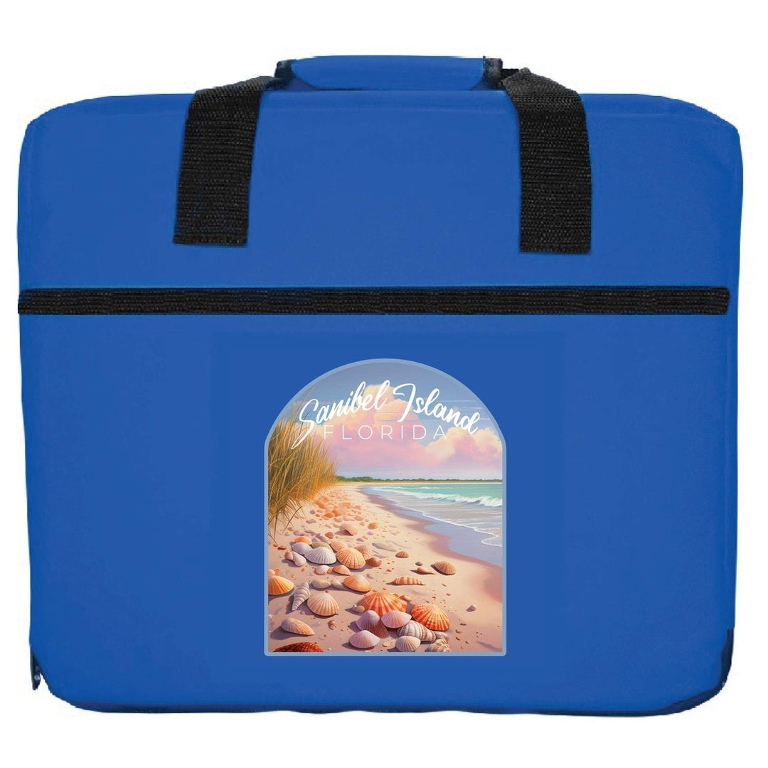 Sanibel Island Florida Design B Souvenir Destination Seat Cushion Image 1