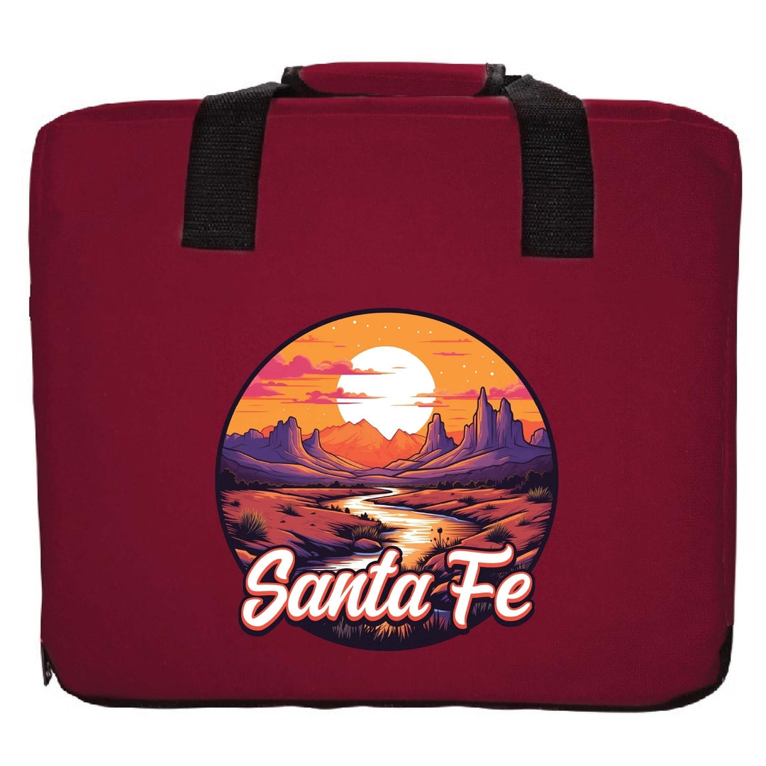 Santa Fe Mexico Design B Souvenir Destination Seat Cushion Image 3