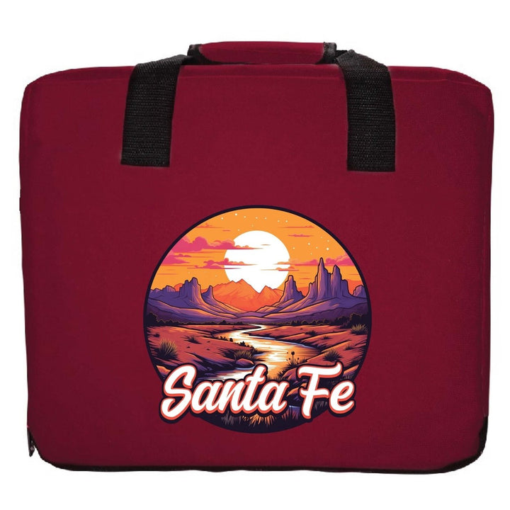 Santa Fe Mexico Design B Souvenir Destination Seat Cushion Image 1