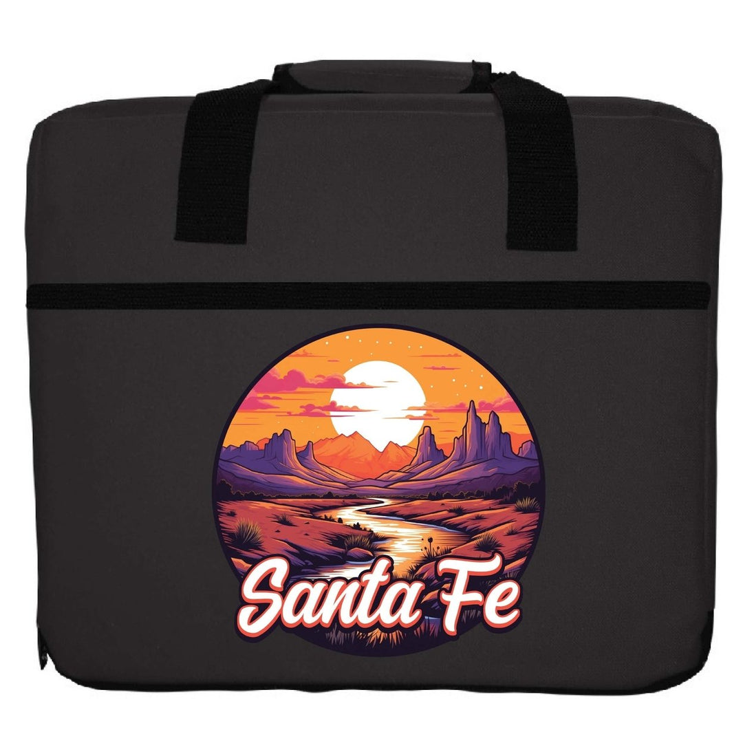 Santa Fe Mexico Design B Souvenir Destination Seat Cushion Image 1