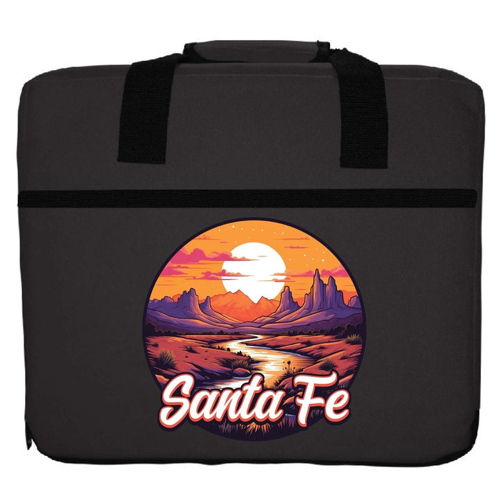 Santa Fe Mexico Design B Souvenir Destination Seat Cushion Image 1