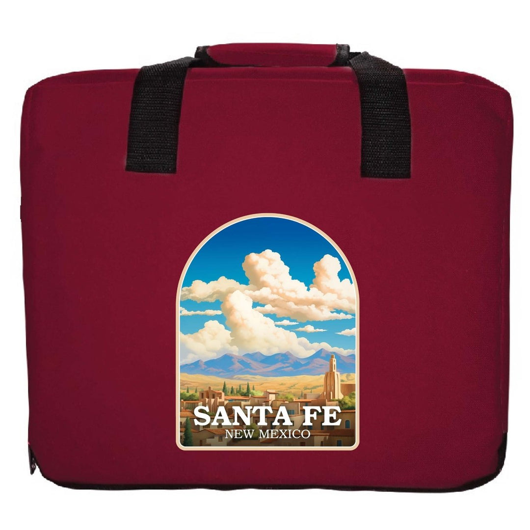 Santa Fe Mexico Design A Souvenir Destination Seat Cushion Image 1