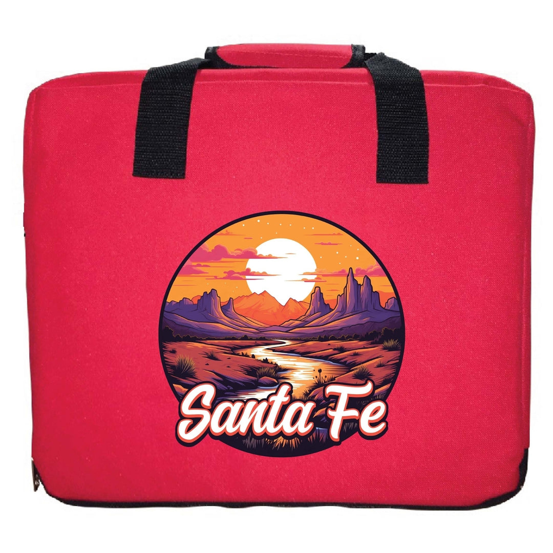 Santa Fe Mexico Design B Souvenir Destination Seat Cushion Image 6