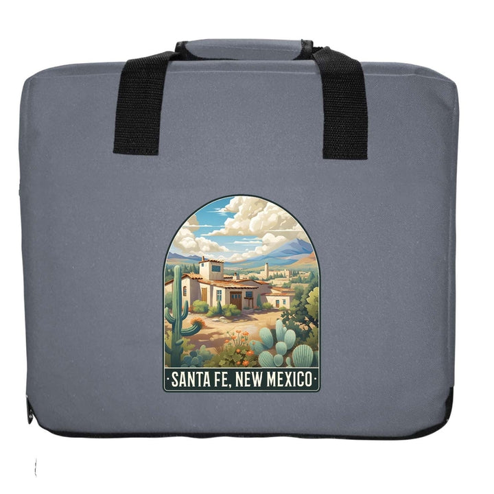 Santa Fe Mexico Design C Souvenir Destination Seat Cushion Image 1