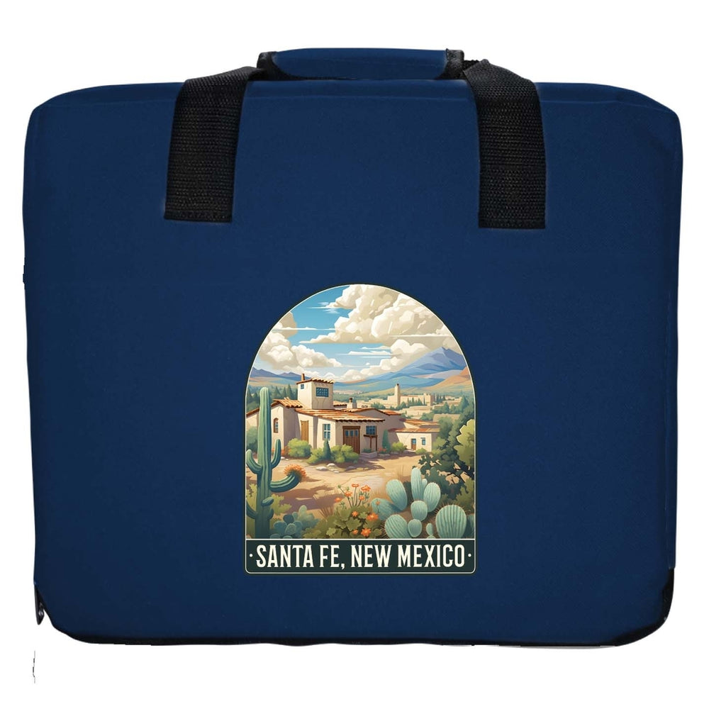 Santa Fe Mexico Design C Souvenir Destination Seat Cushion Image 2