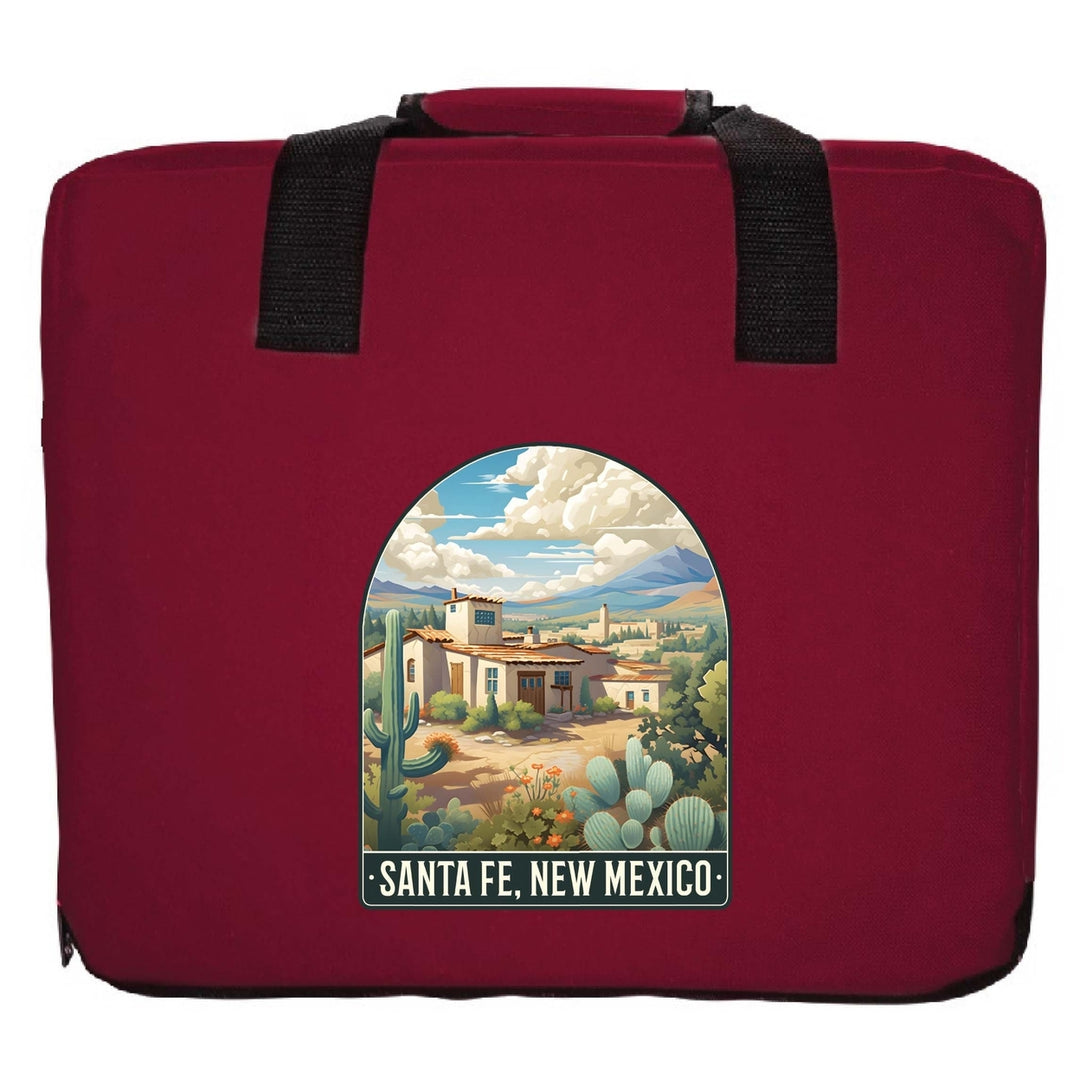 Santa Fe Mexico Design C Souvenir Destination Seat Cushion Image 4