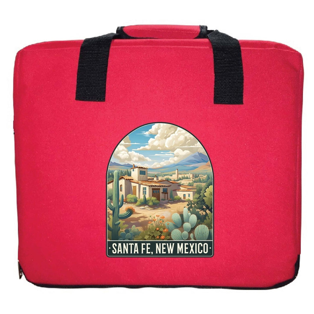 Santa Fe Mexico Design C Souvenir Destination Seat Cushion Image 1