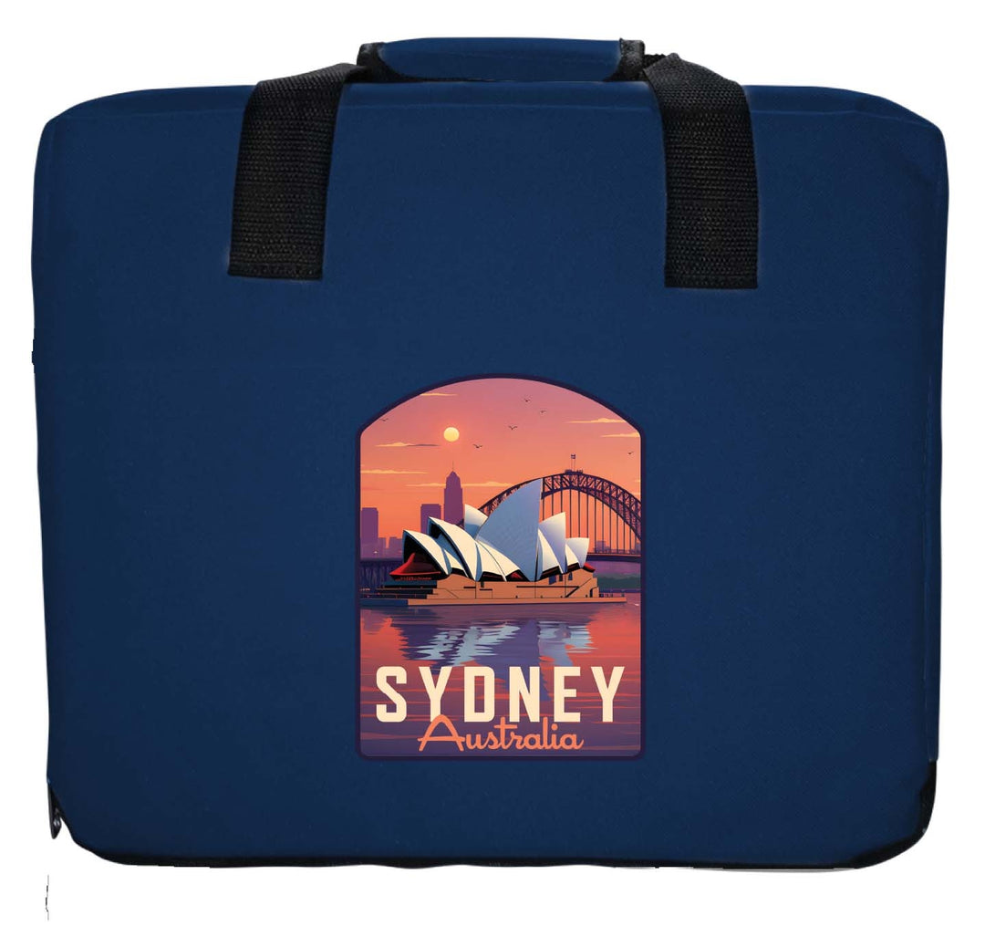 Sydney Australia Design B Souvenir Destination Seat Cushion Image 1