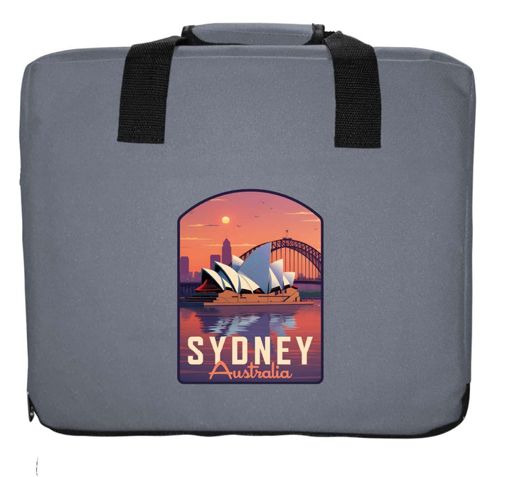 Sydney Australia Design B Souvenir Destination Seat Cushion Image 3