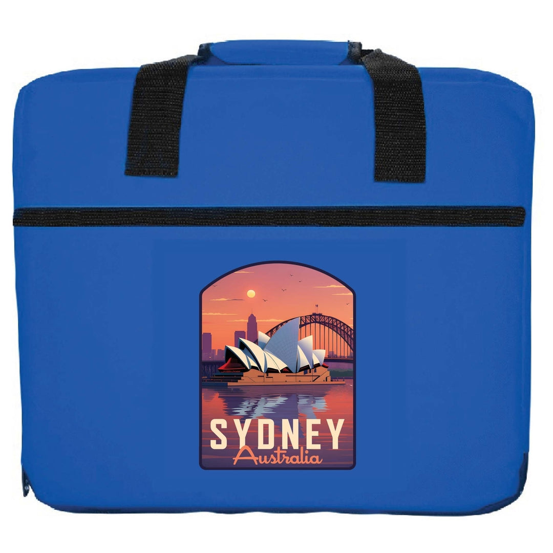 Sydney Australia Design B Souvenir Destination Seat Cushion Image 4