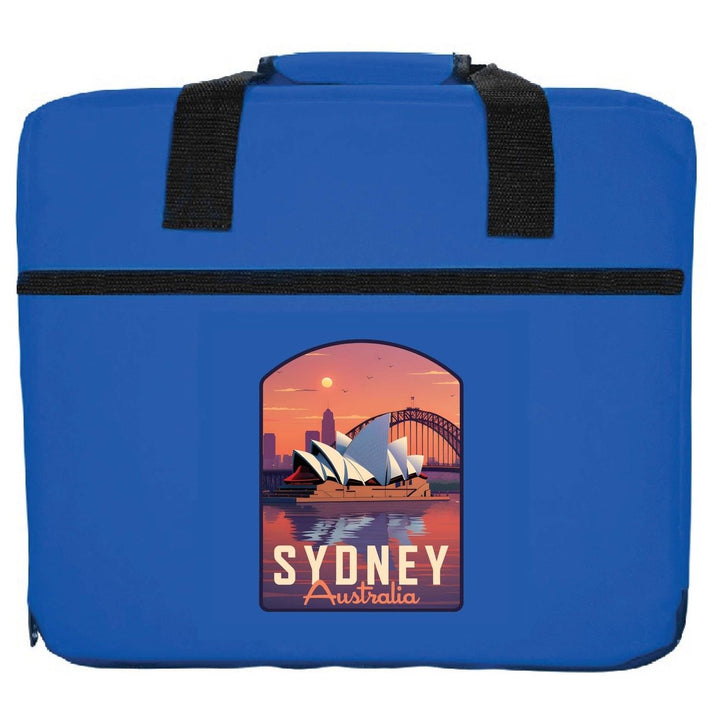 Sydney Australia Design B Souvenir Destination Seat Cushion Image 1