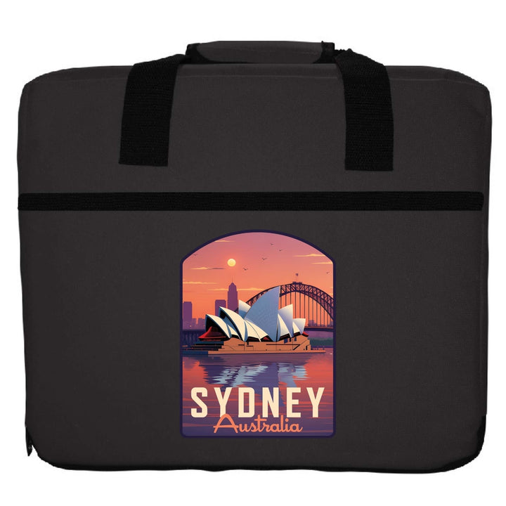 Sydney Australia Design B Souvenir Destination Seat Cushion Image 4