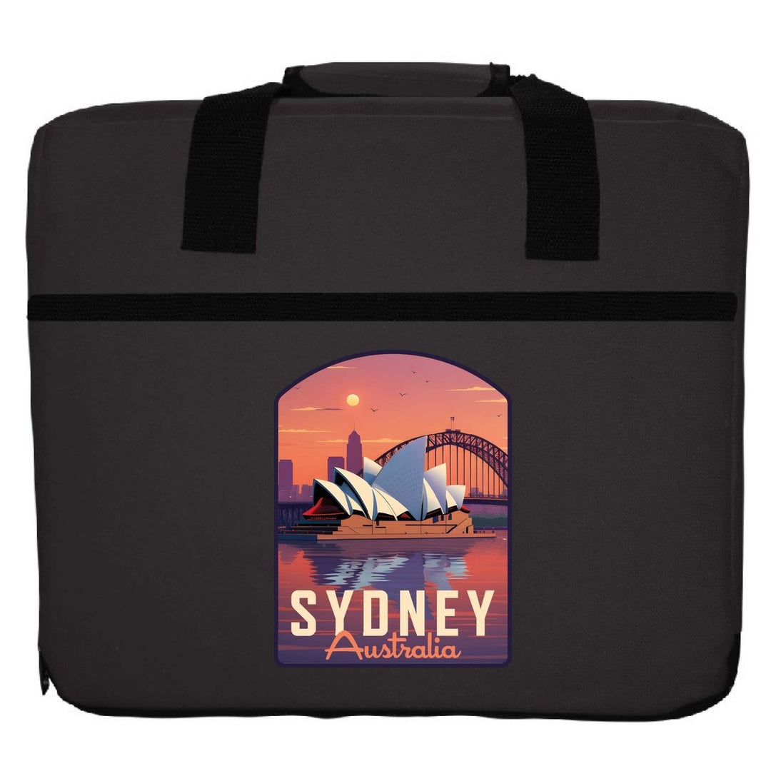 Sydney Australia Design B Souvenir Destination Seat Cushion Image 1