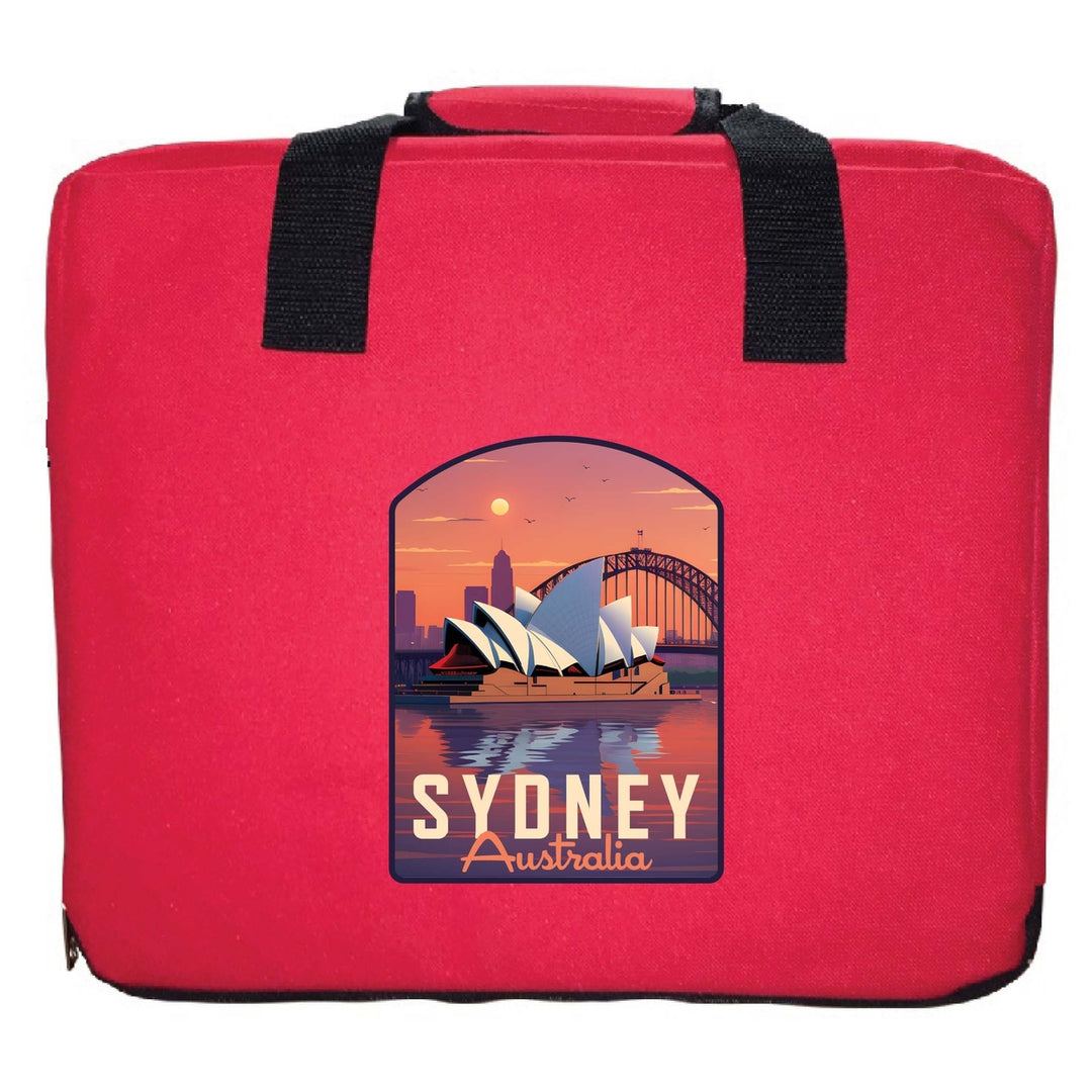 Sydney Australia Design B Souvenir Destination Seat Cushion Image 6