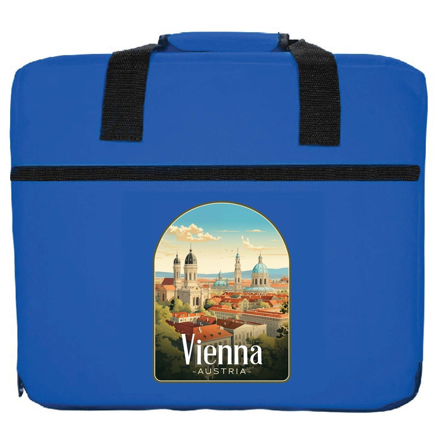 Vienna Austria Design A Souvenir Destination Seat Cushion Image 1