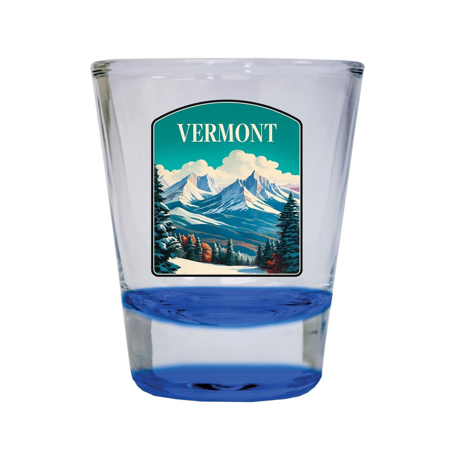 Vermont Design A Souvenir 2 Ounce Shot Glass Round Image 1