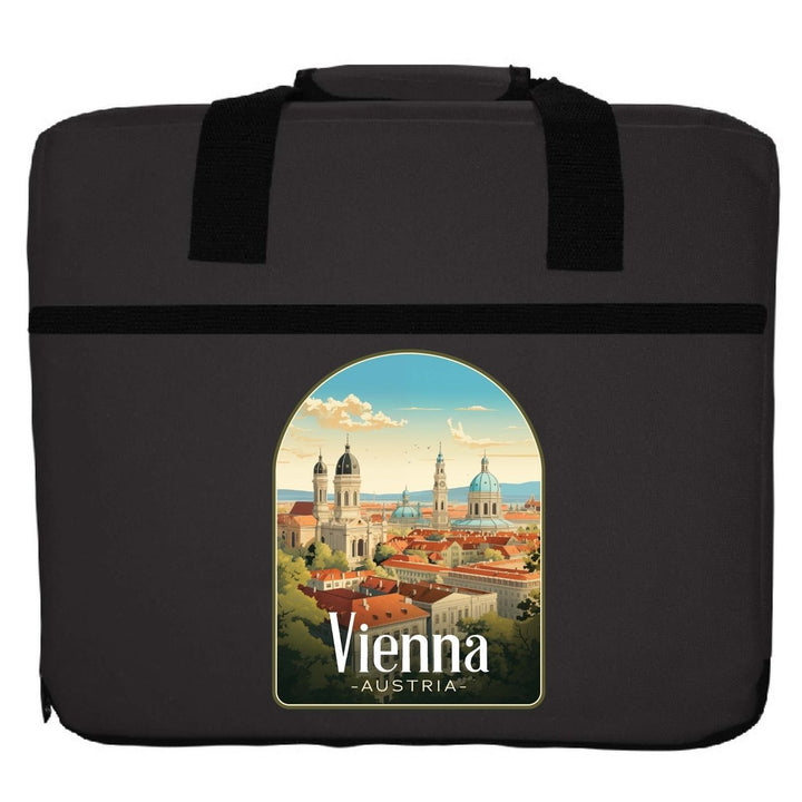 Vienna Austria Design A Souvenir Destination Seat Cushion Image 2