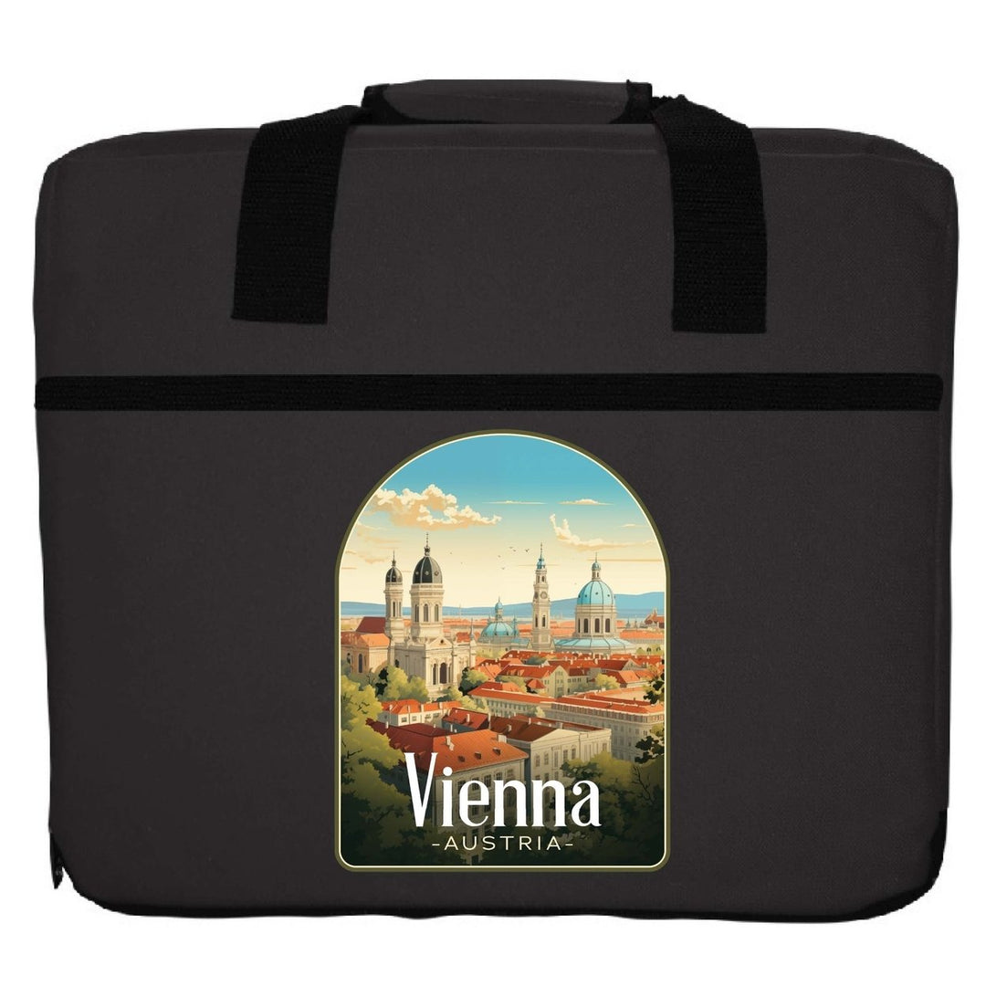 Vienna Austria Design A Souvenir Destination Seat Cushion Image 1