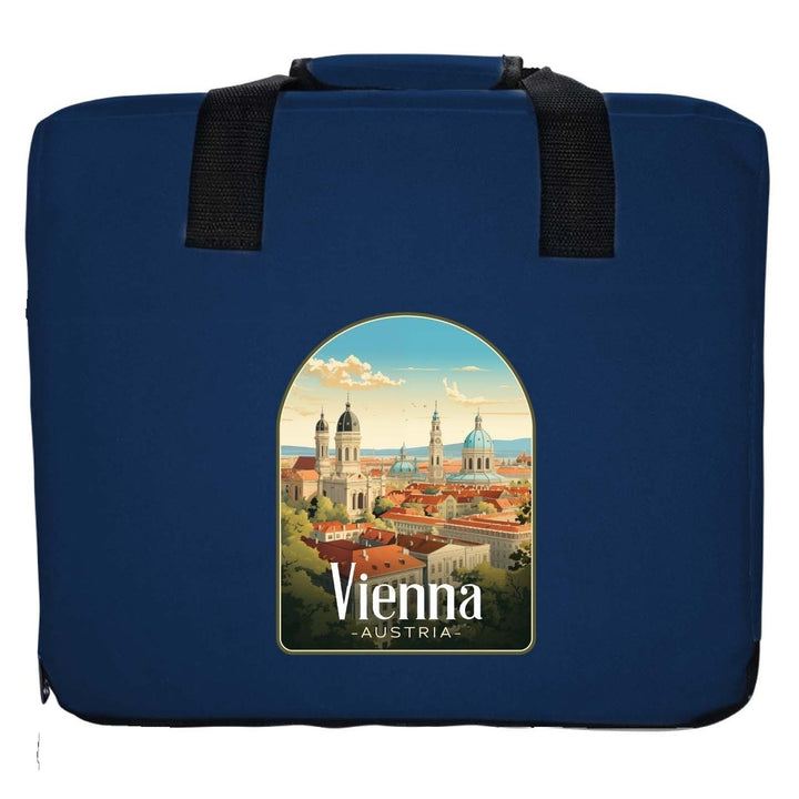 Vienna Austria Design A Souvenir Destination Seat Cushion Image 3