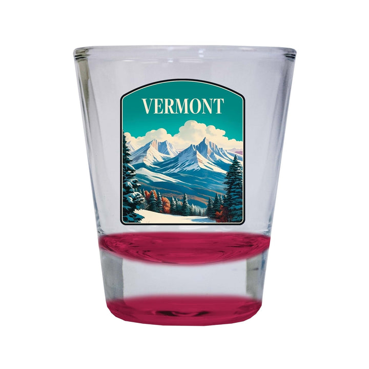 Vermont Design A Souvenir 2 Ounce Shot Glass Round Image 4