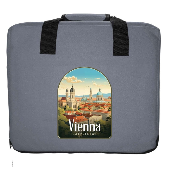 Vienna Austria Design A Souvenir Destination Seat Cushion Image 1