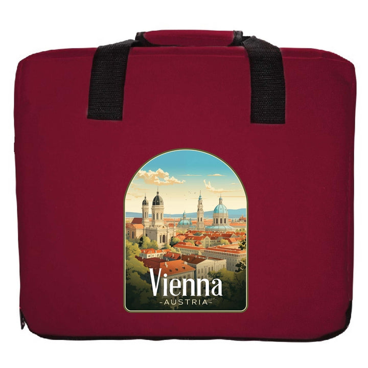 Vienna Austria Design A Souvenir Destination Seat Cushion Image 4