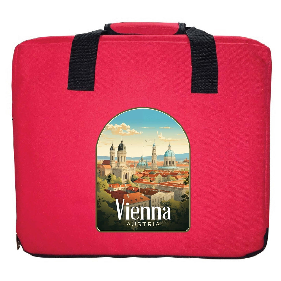 Vienna Austria Design A Souvenir Destination Seat Cushion Image 6