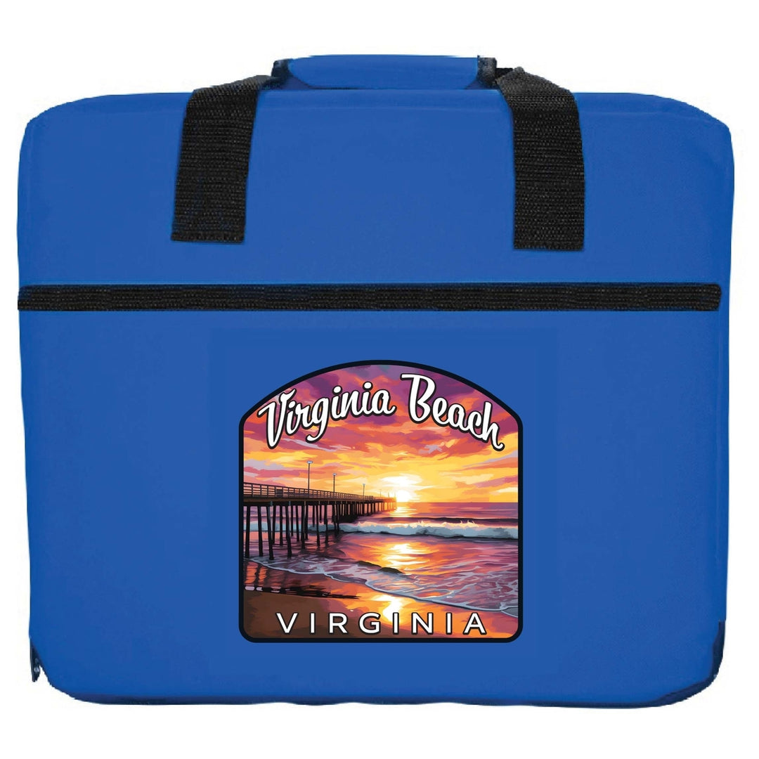 Virginia Beach Viginia Design A Souvenir Destination Seat Cushion Image 4