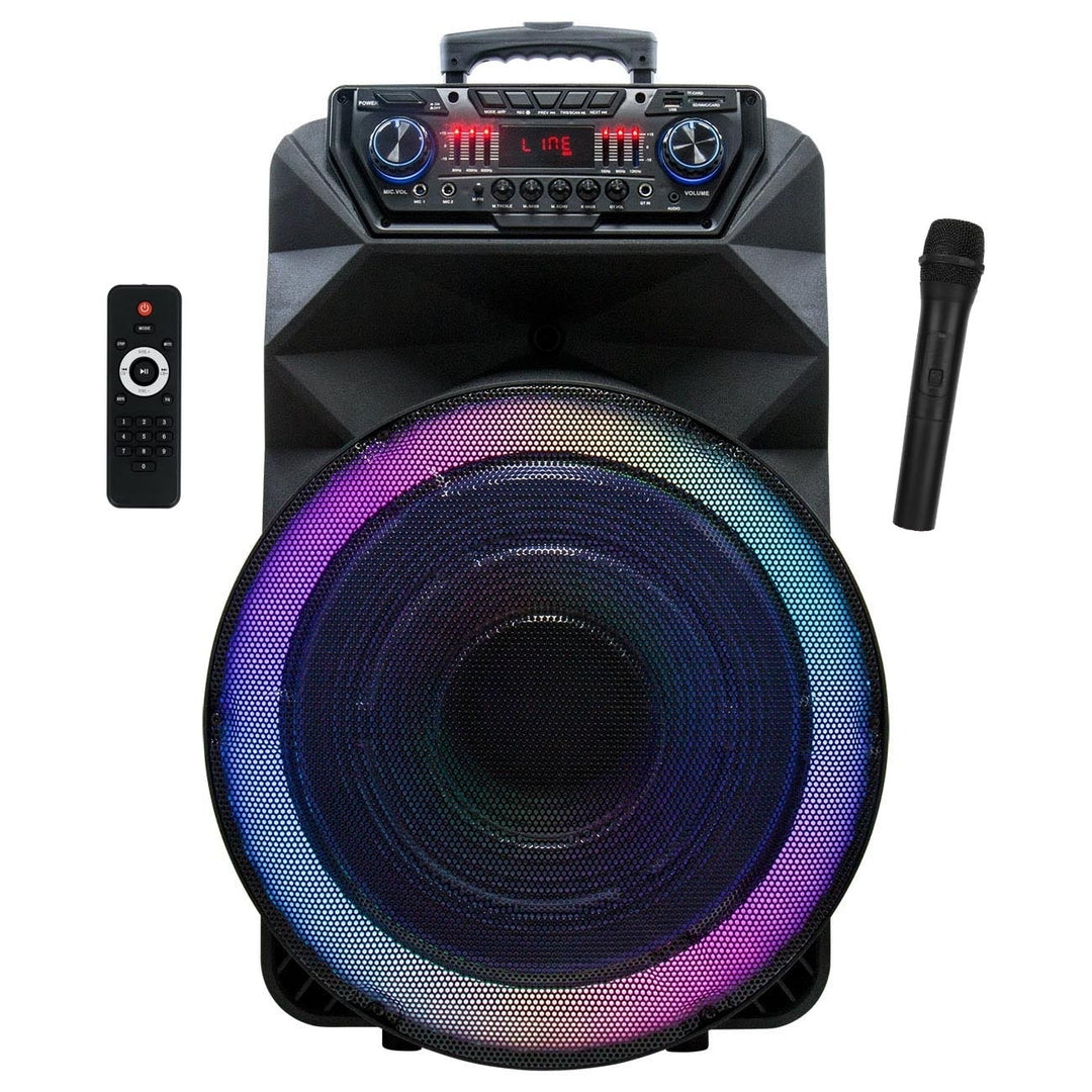 Maxpower ULTRABOOM18 18 Inch Bluetooth Karaoke Speaker Portable Party Speaker Image 2