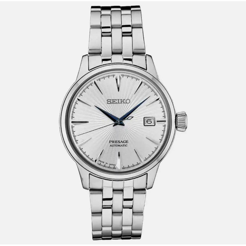 Seiko Presage Automatic Silver-tone Silver Dial Mens Watch SRPB77 Image 1