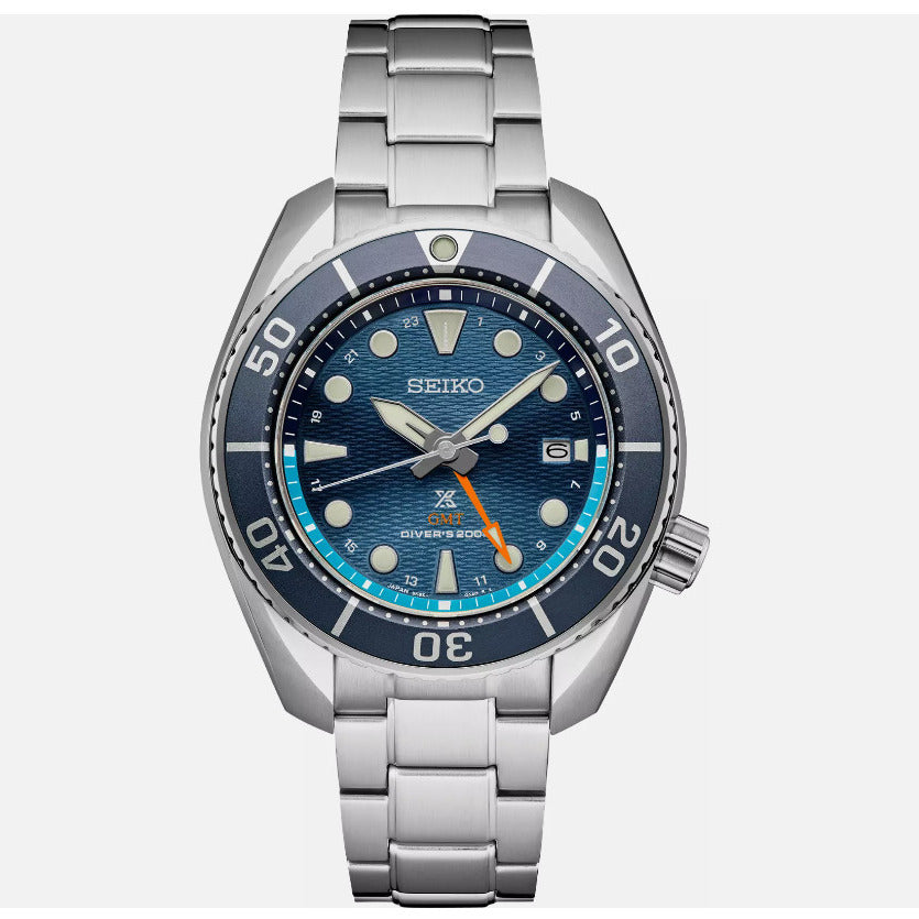 Seiko SFK001 Prospex Solar Sumo GMT Blue Dial Mens Watch Image 1