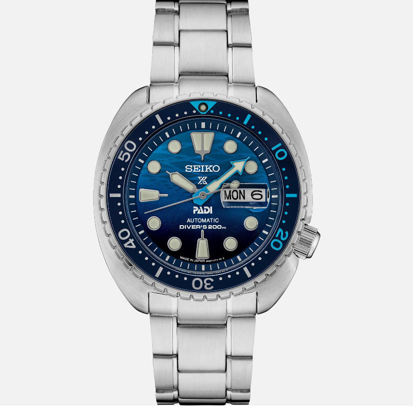 Seiko Prospex Padi Special Edition Blue Dial Automatic Diver SRPK01 Mens Watch Image 1